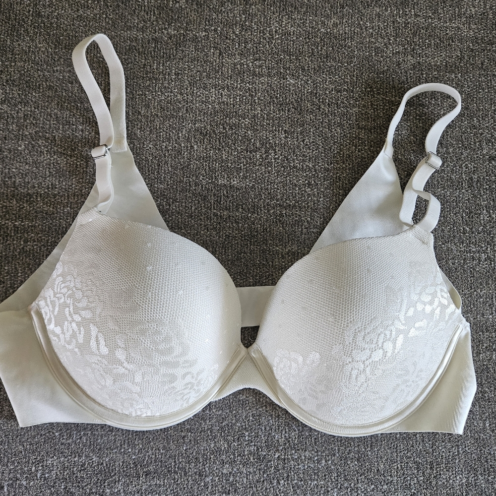 Sweet Treasures white push up bra size 38B